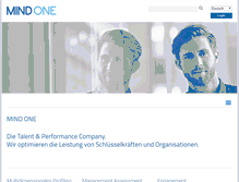 Tablet Screenshot of mind-one.com
